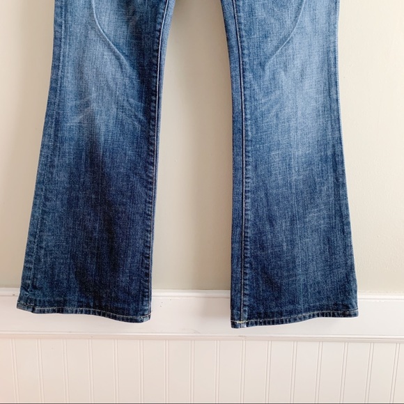 Citizens of Humanity • Ingrid #002 Stretch Low Waist Flair, Medium Wash, Size 28 - Picture 10 of 16